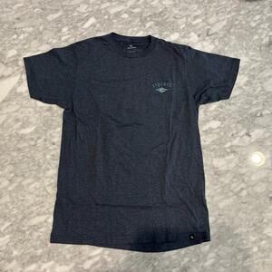Rip Curl Men's Grey/Blue T-Shirt Standard Fit Size Medium - Fast Ship